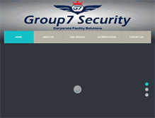Tablet Screenshot of group7security.com